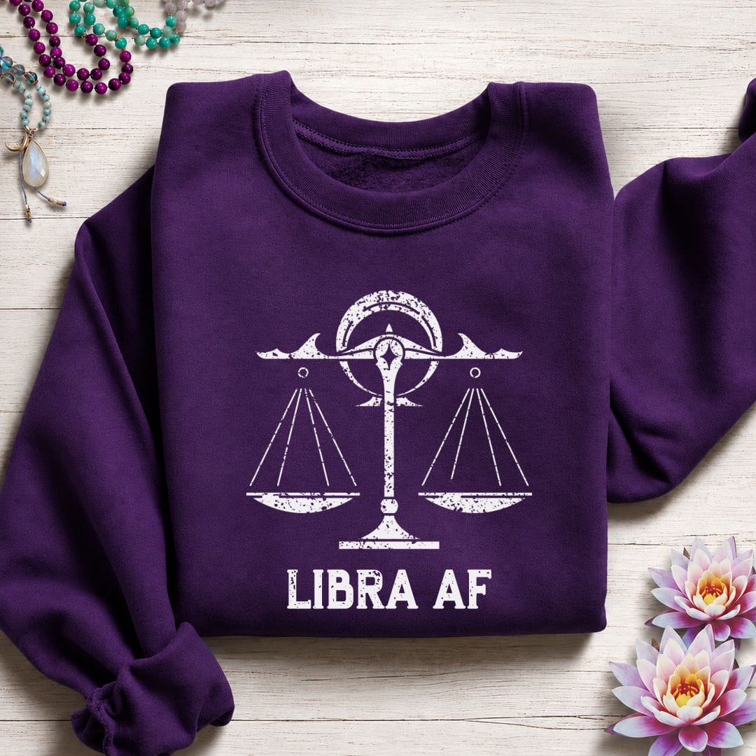 Libra AF Sweatshirt Purple