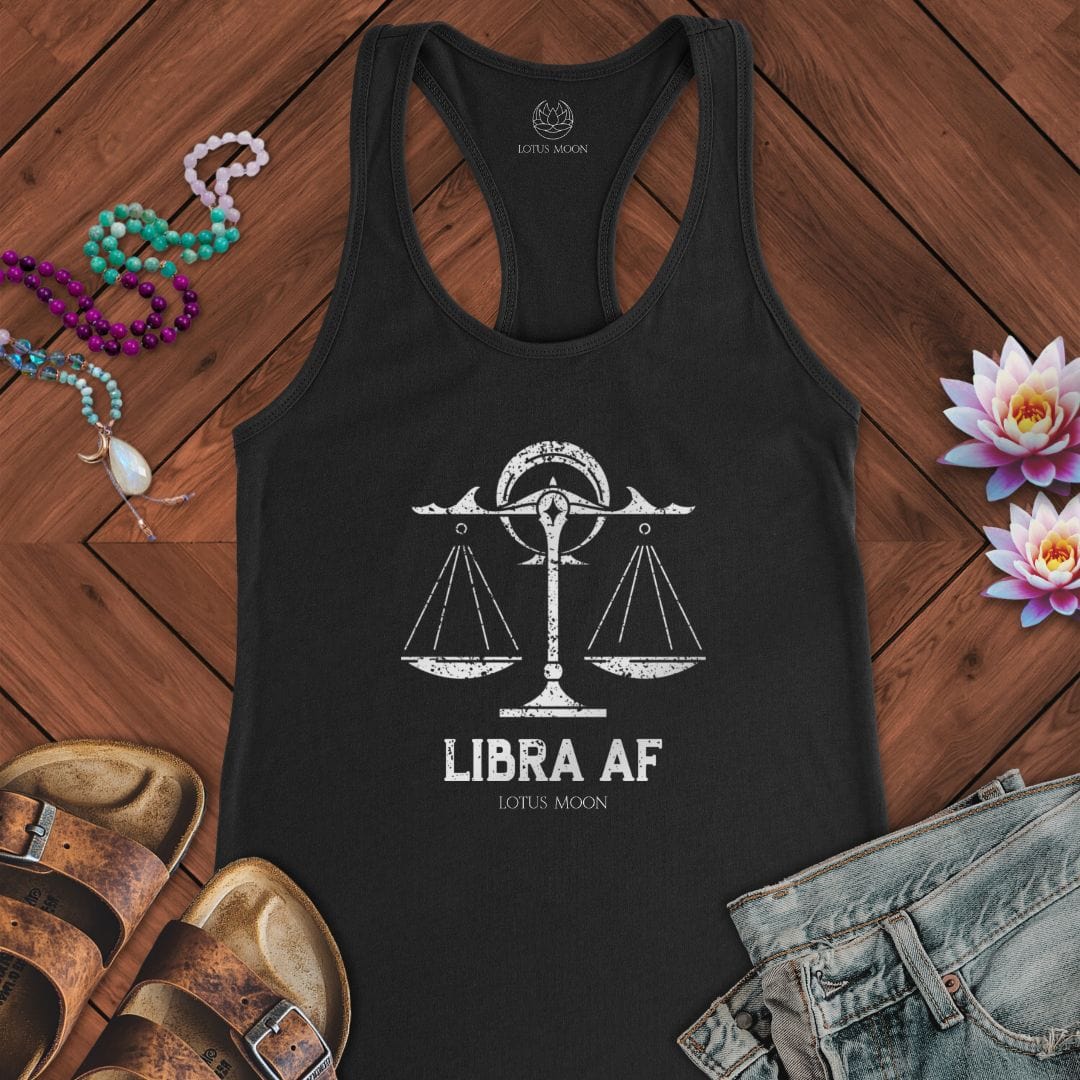 Libra AF Tank Solid Black