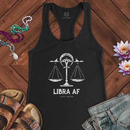 Libra AF Tank Solid Black