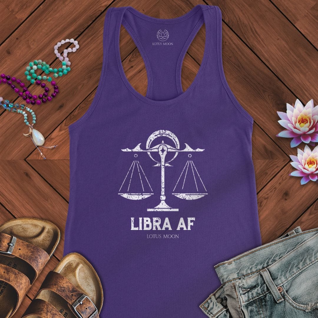 Libra AF Tank Solid Purple Rush