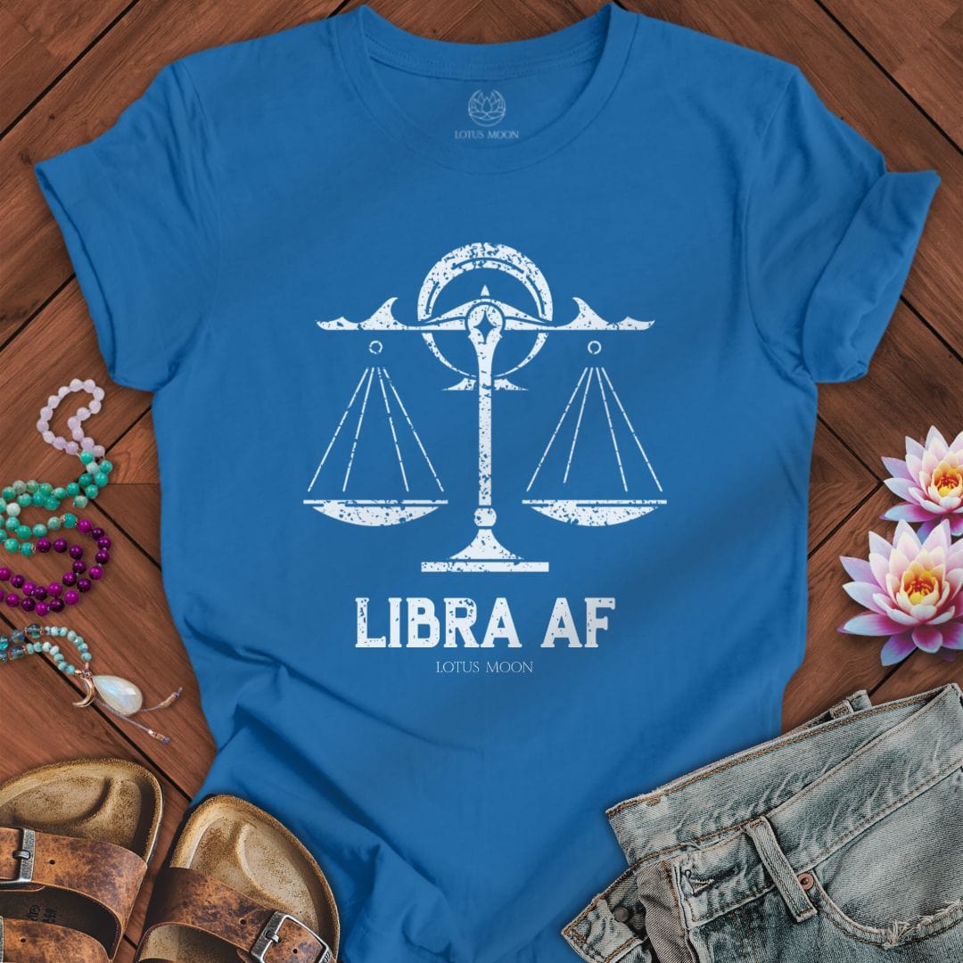 Lotus Moon Co. T-Shirt Libra AF Tee Columbia Blue / S