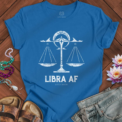 Lotus Moon Co. T-Shirt Libra AF Tee Columbia Blue / S