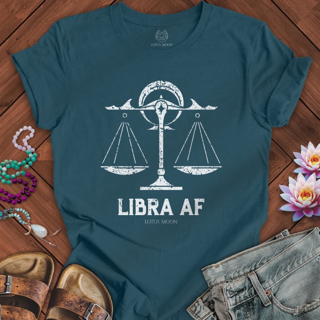 Lotus Moon Co. T-Shirt Libra AF Tee Deep Teal / S