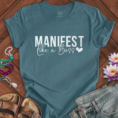 Like a Boss Tee Heather Deep Teal