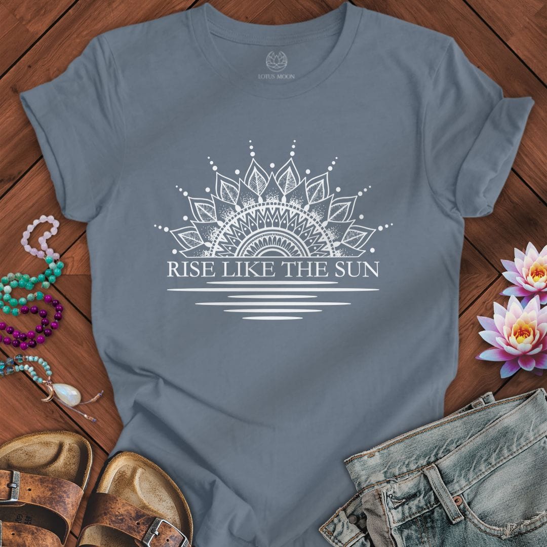 Printify T-Shirt Like The Sun Tee Steel Blue / S