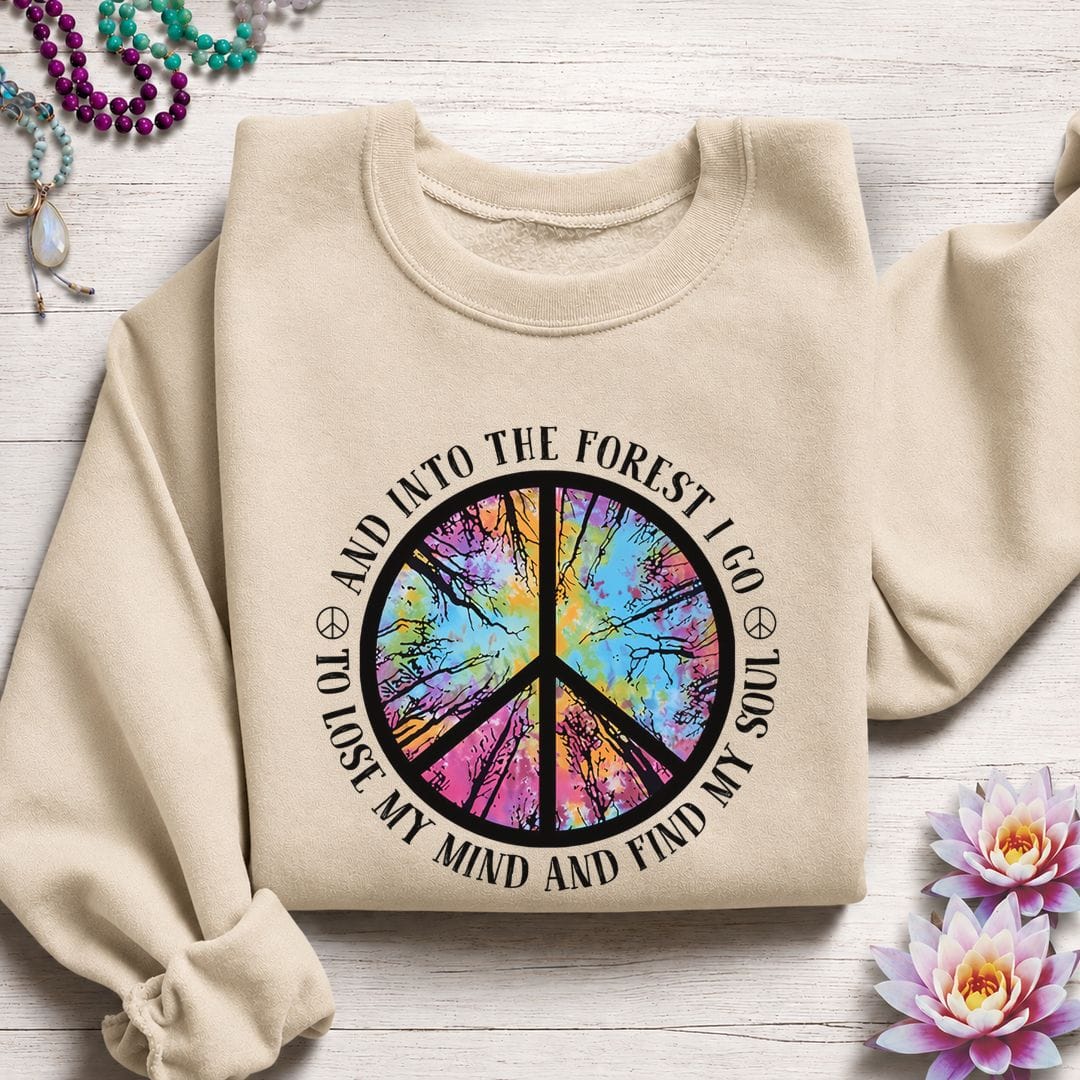Printify Sweatshirt Lose My Mind Sweatshirt S / Sand