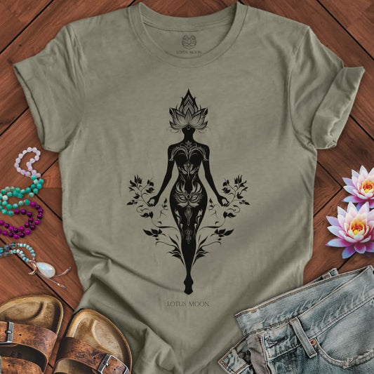 Lotus Goddess Tee Heather Stone