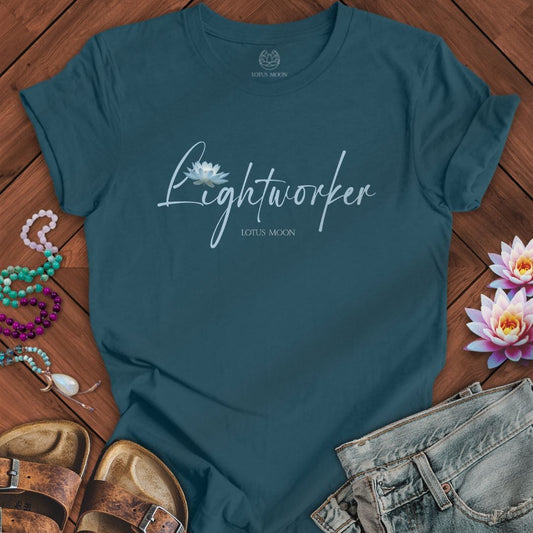 Lotus Lightworker Tee Deep Teal