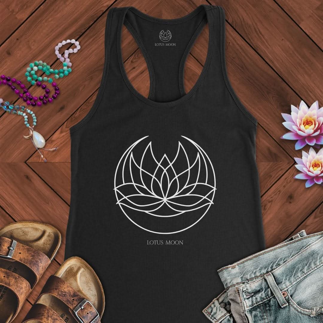 Lotus Moon Co. Tank Top Lotus Moon Tank Solid Black / XS