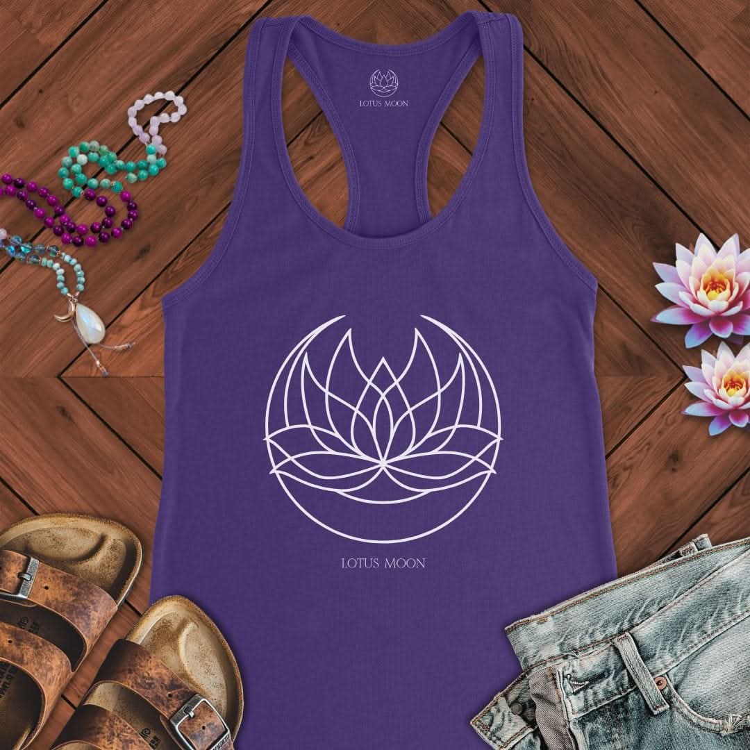 Lotus Moon Co. Tank Top Lotus Moon Tank Solid Purple Rush / XS