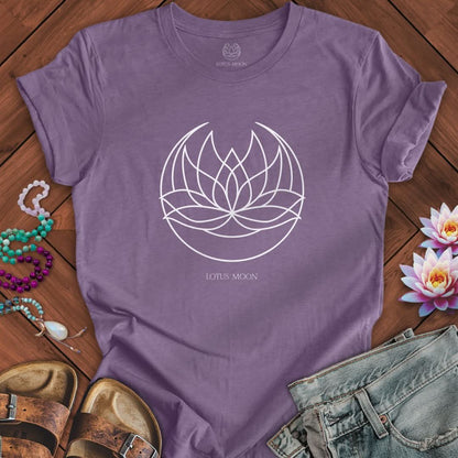 Lotus Moon Tee Heather Purple