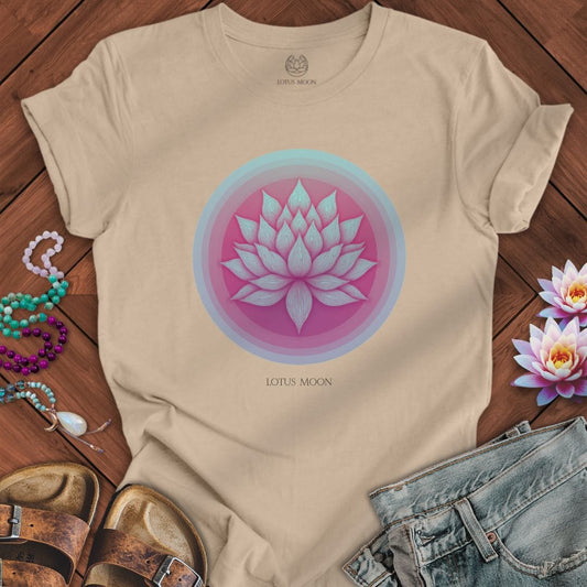 Lotus Sunrise Tee Tan
