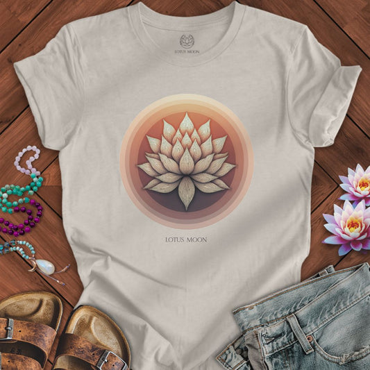 Lotus Sunset Tee Heather Dust