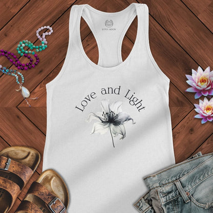 Love and Light Tank Solid White