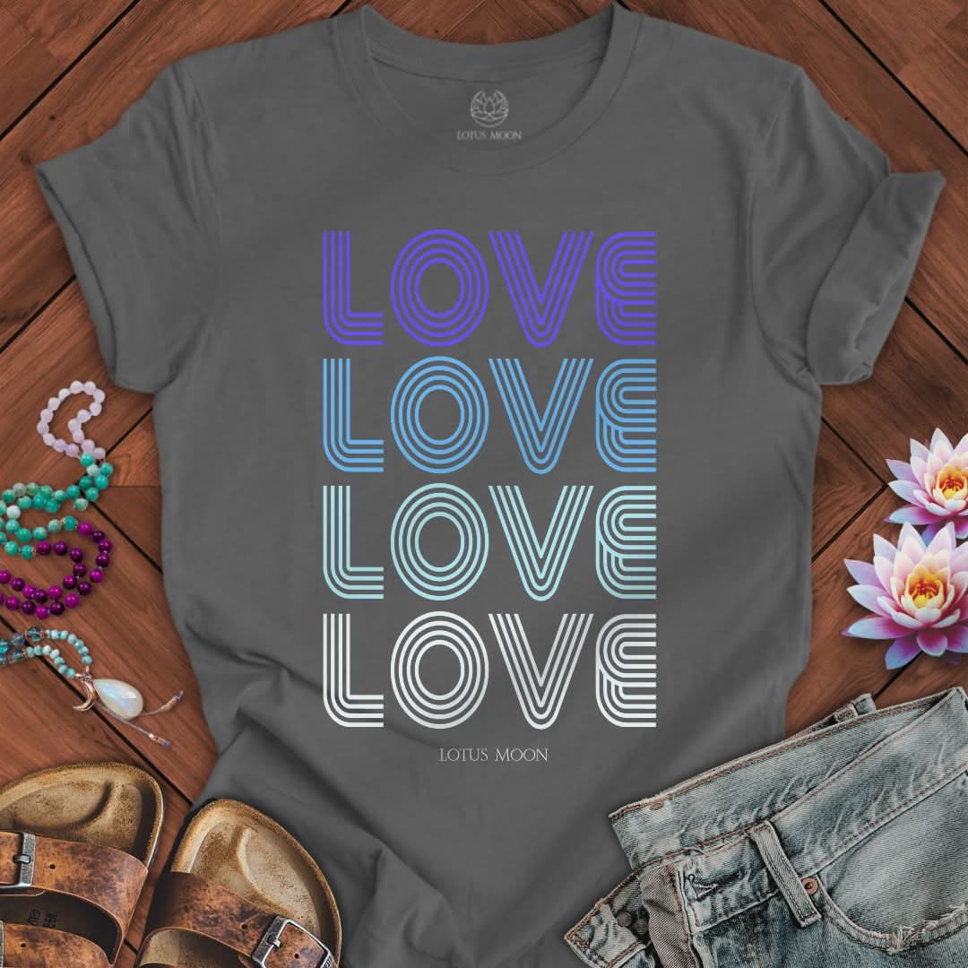 Love Lines Tee Asphalt