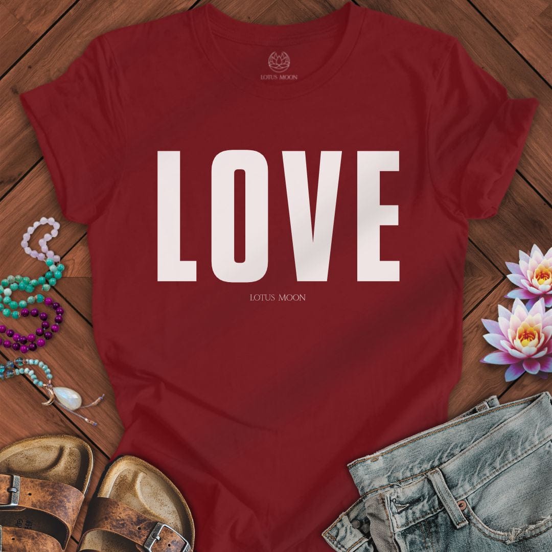 Love Tee Cardinal