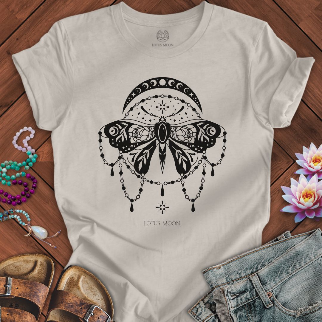 Lunar Moth Tee Heather Dust