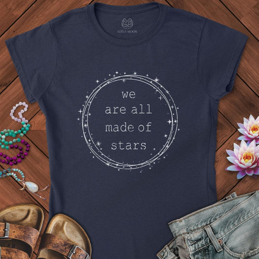 Made of Stars Fitted Tee Navy