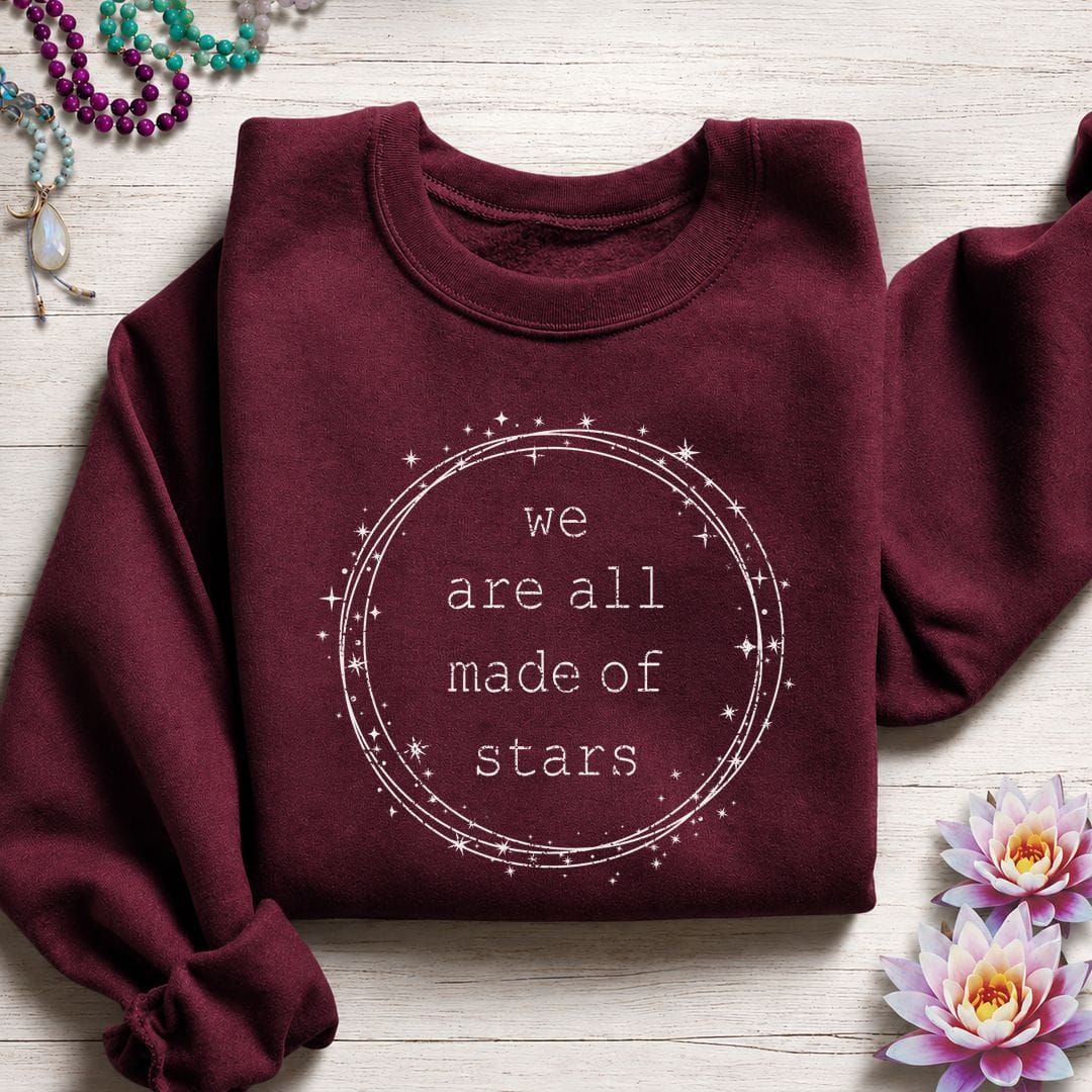 Made of Stars Sweatshirt Maroon