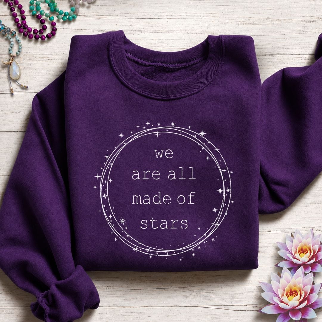 Made of Stars Sweatshirt Purple