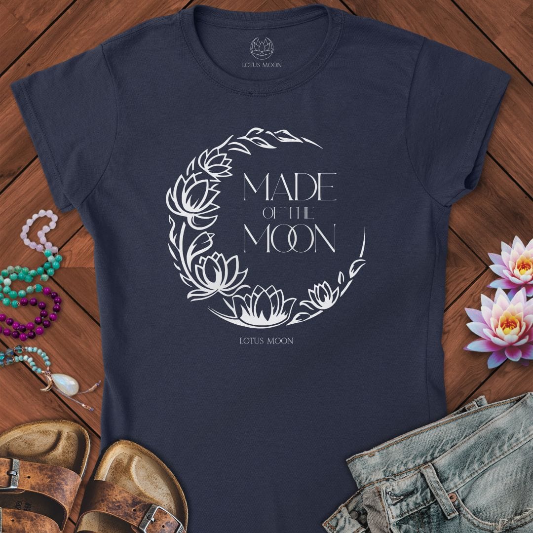 Made of the Moon Fitted Tee Navy