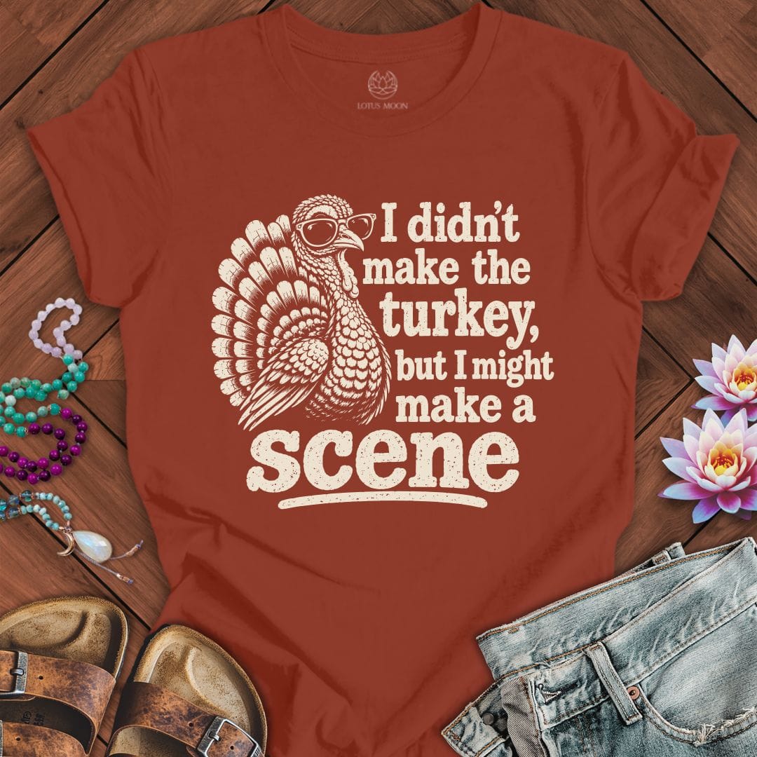 Make A Scene Tee Rust