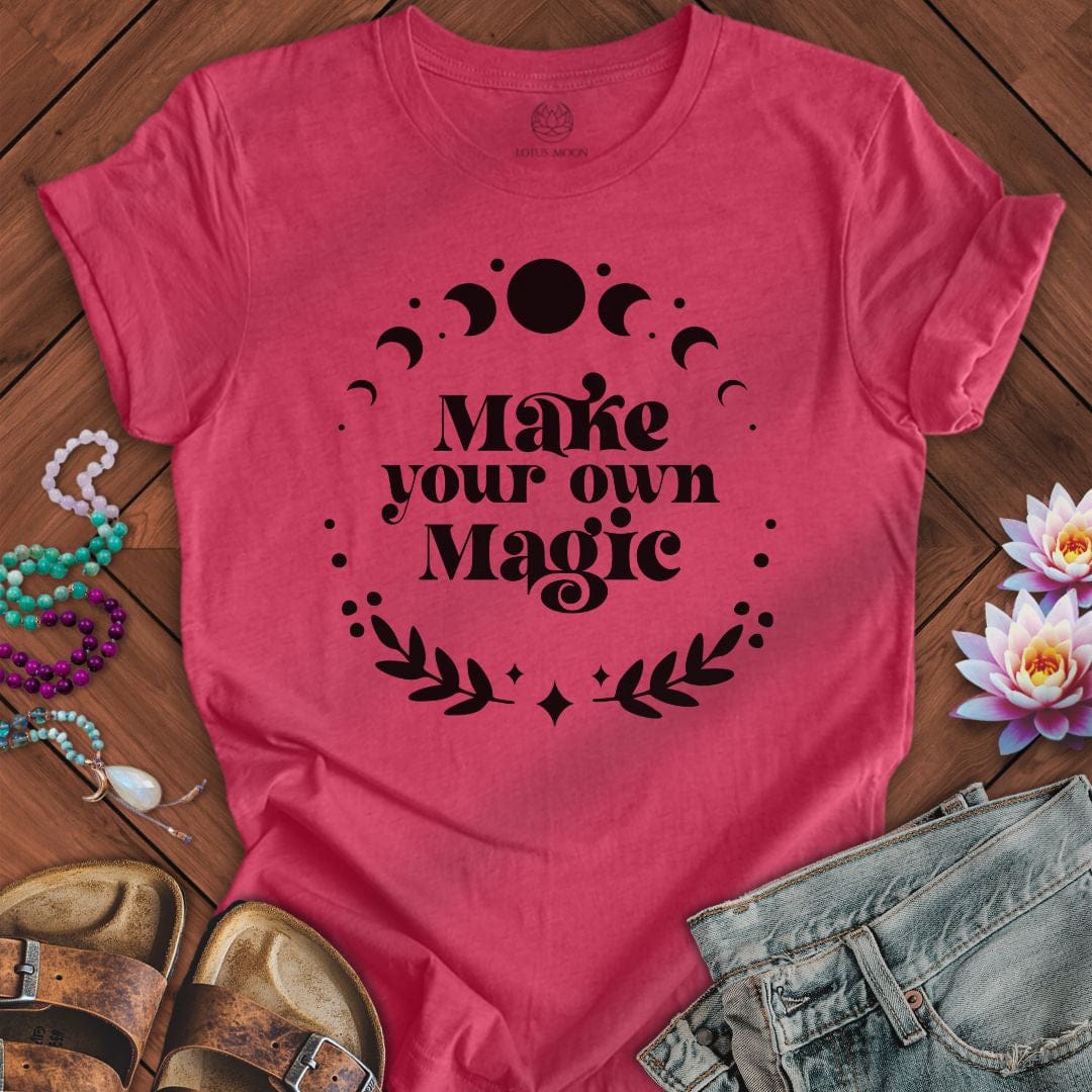 Make Your Own Magic Tee Heather Raspberry