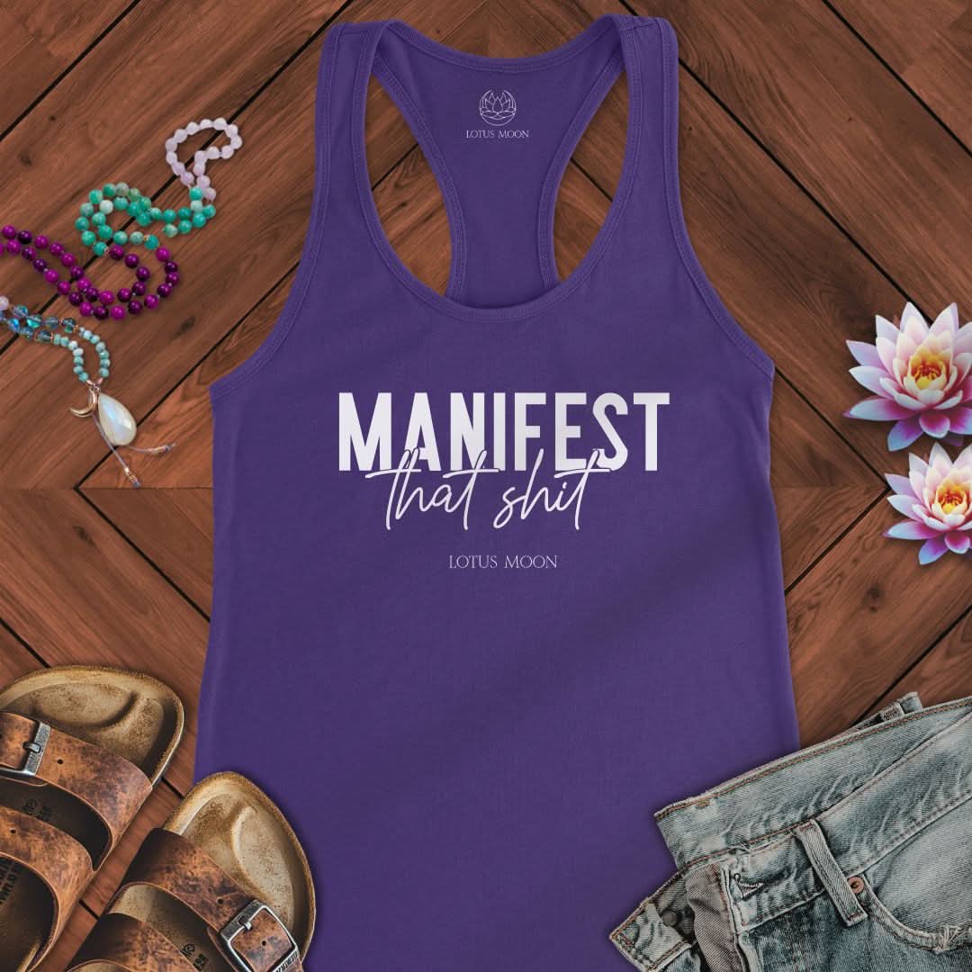 Manifest That Sh*t Tank Solid Purple Rush