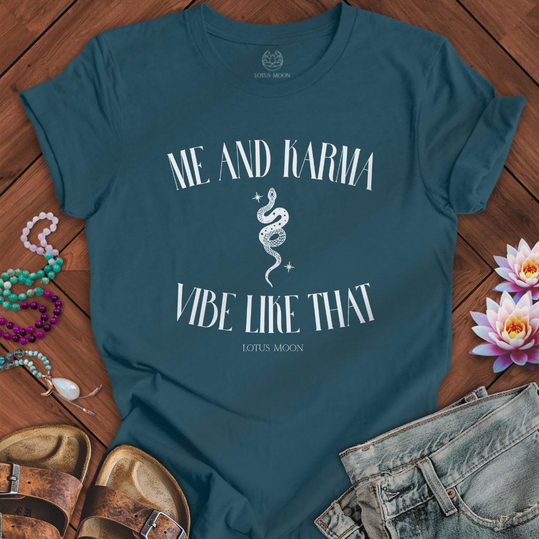 Me and Karma Tee Deep Teal