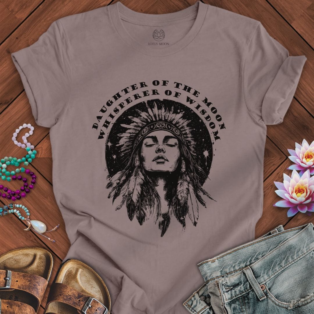 Lotus Moon Co. T-Shirt Medicine Woman Tee Pebble Brown / S