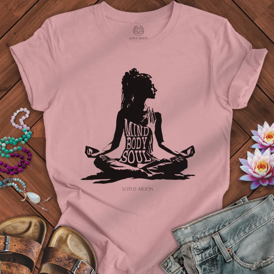 Mind Body Soul Tee Orchid