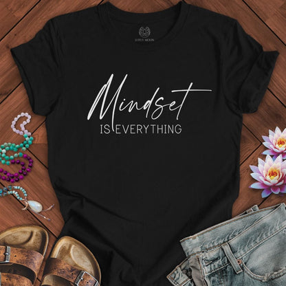 Mindset Is Everything Tee Black Heather