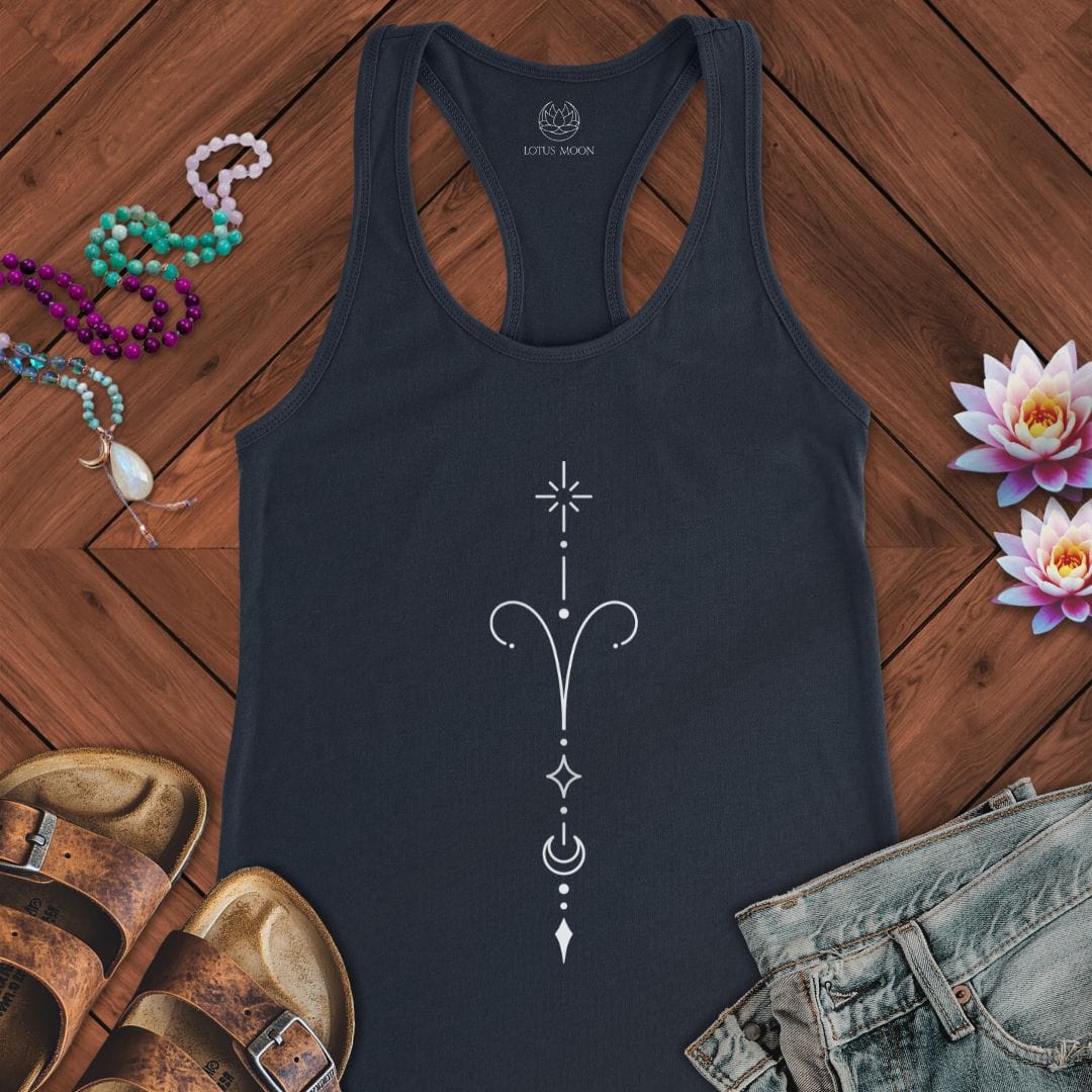Minimalist Aries Tank Solid Midnight Navy