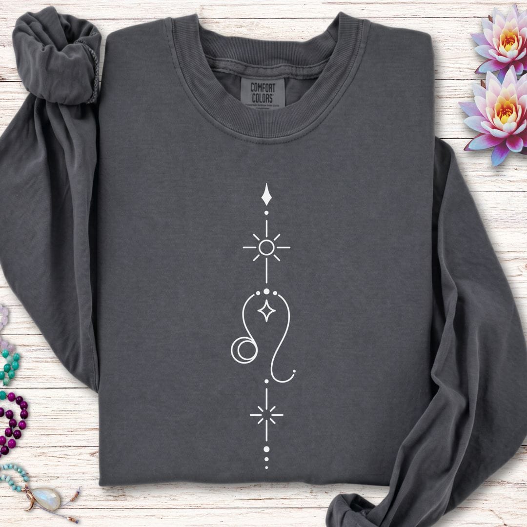 Minimalist Leo Long Sleeve Tee Pepper