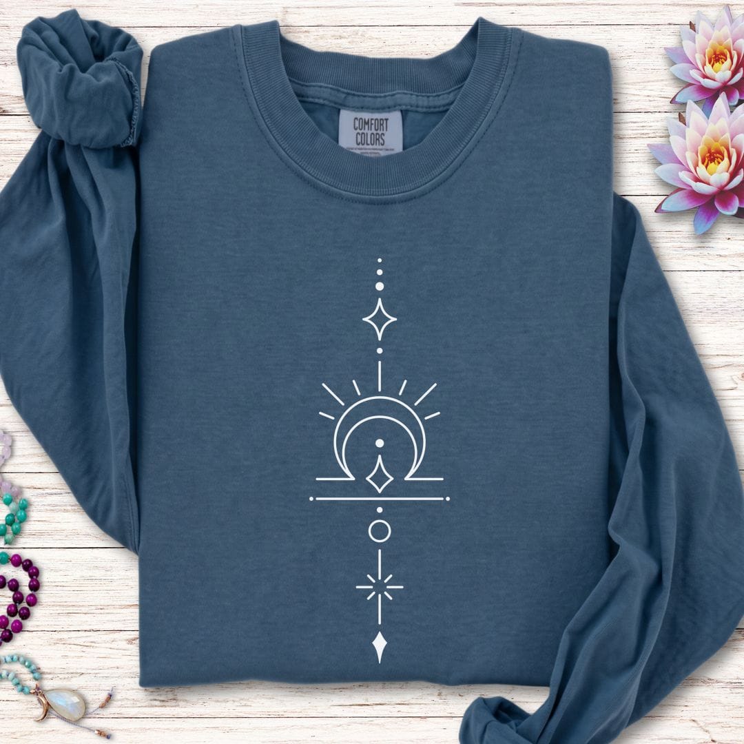 Minimalist Libra Long Sleeve Tee Midnight