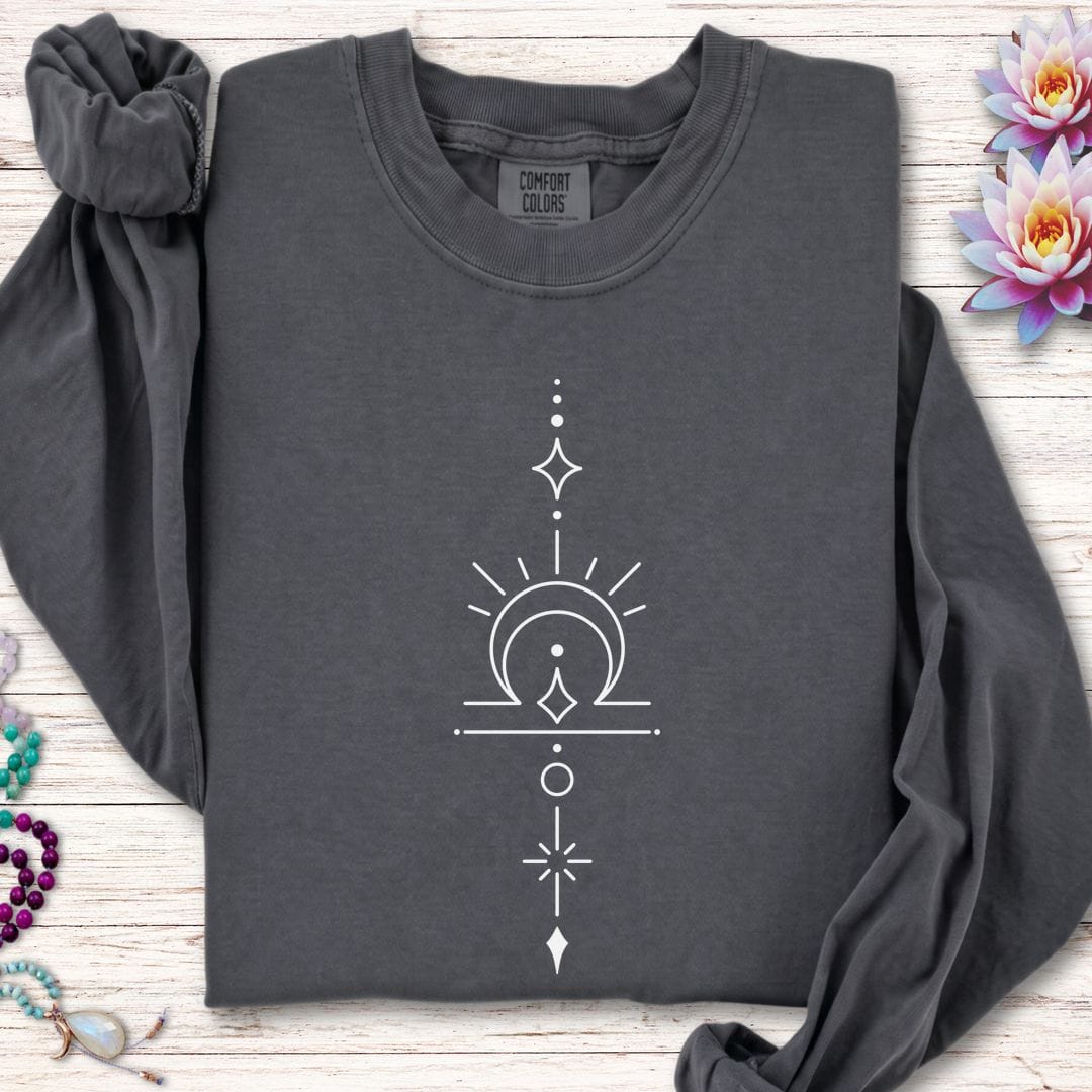 Minimalist Libra Long Sleeve Tee Pepper