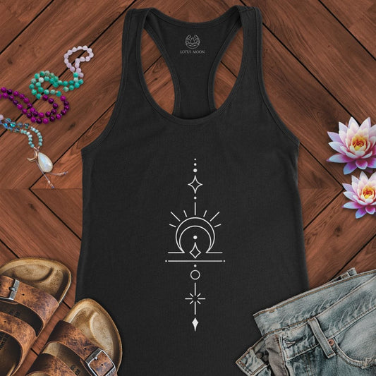 Minimalist Libra Tank Solid Black
