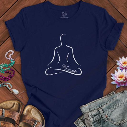Minimalist Namaste Tee Navy