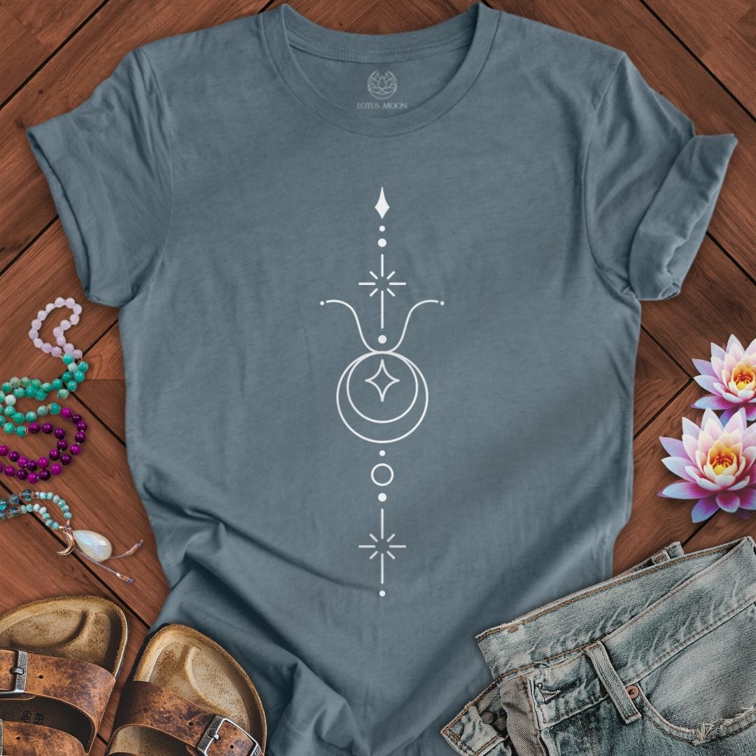 Lotus Moon Co. T-Shirt Minimalist Taurus Tee Heather Slate / S