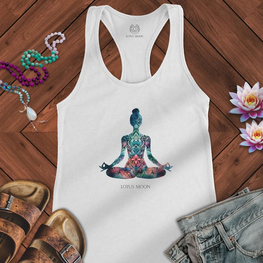 Miss Mandala Tank Solid White