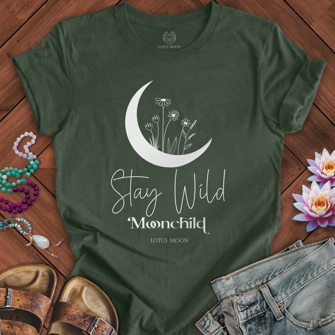 Moon Child Tee Heather Forest