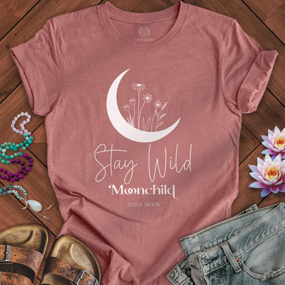 Moon Child Tee Heather Mauve