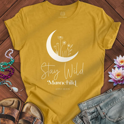 Moon Child Tee Heather Mustard