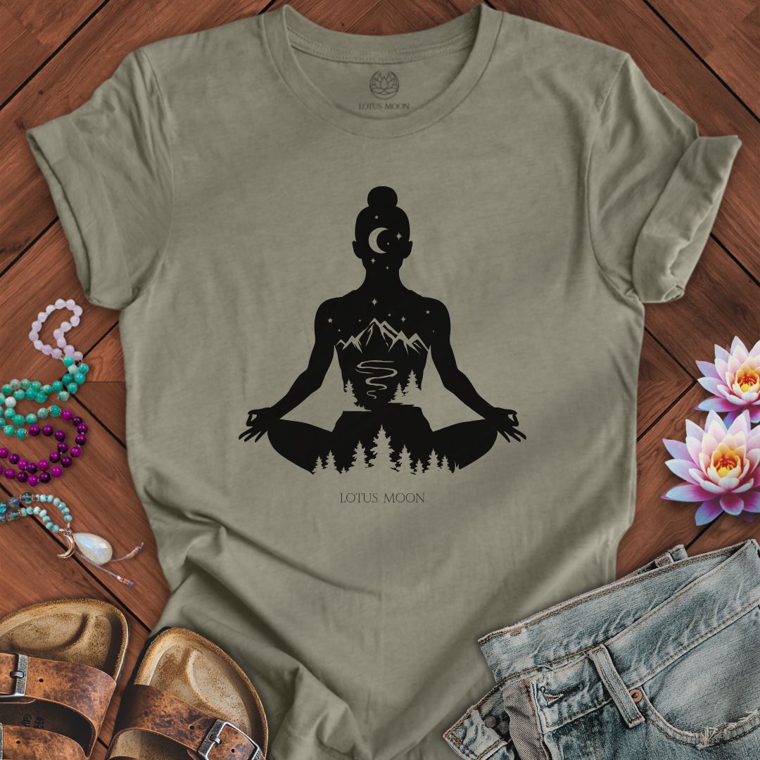 Mountain Meditation Tee Heather Stone