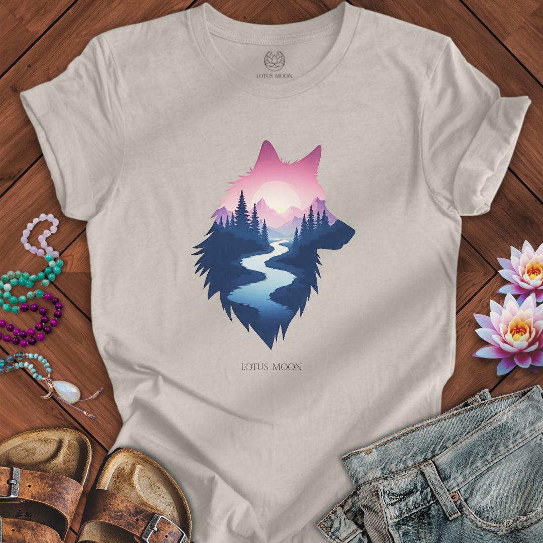 Mountain Wolf Tee Heather Dust