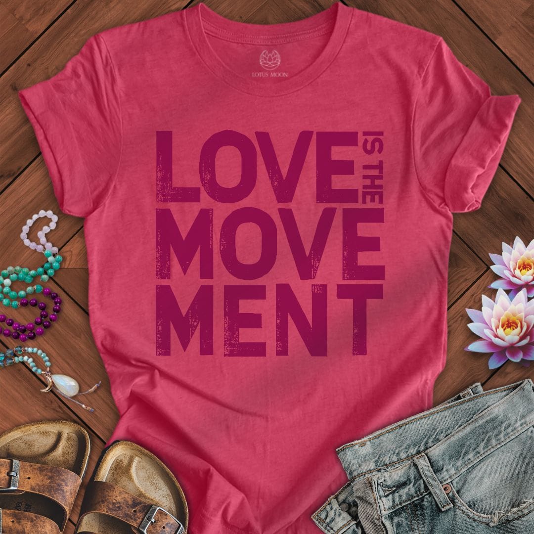 Movement Tee Heather Raspberry