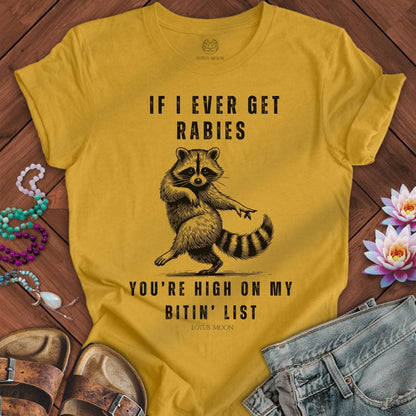My Bitin' List Tee Heather Mustard
