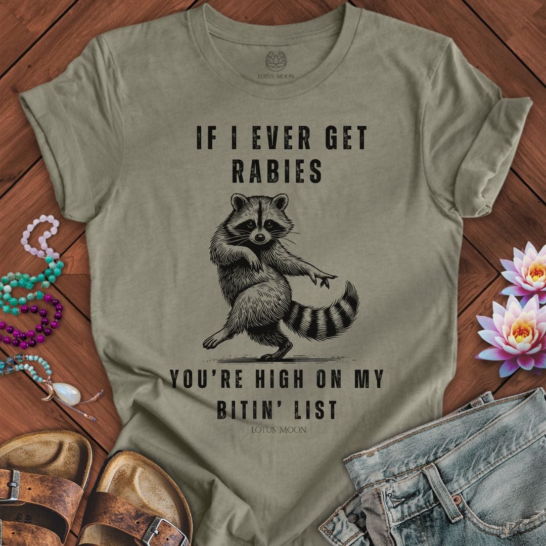 My Bitin' List Tee Heather Stone