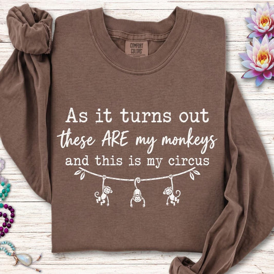 My Circus Long Sleeve Tee Espresso