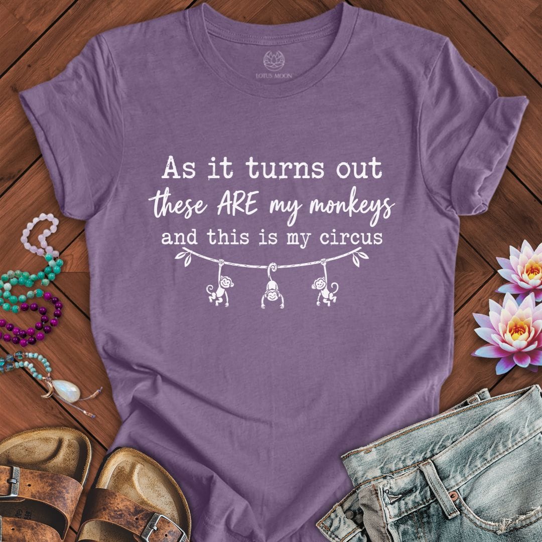 Printify T-Shirt My Circus Tee Heather Purple / S